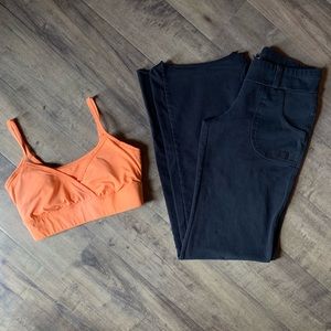 Bebe Sport set.  XS bra & S pants